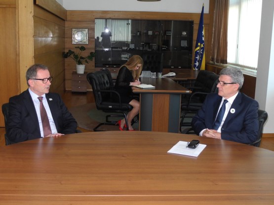 Predsjedavajući Predstavničkog doma Parlamentarne skupštine BiH Šefik Džaferović razgovarao sa drugim predsjednikom Nacionalnog vijeća Parlamenta Austrije